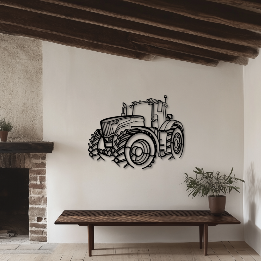 1050 Vario Metallsilhouette - Wandbild Front Angle