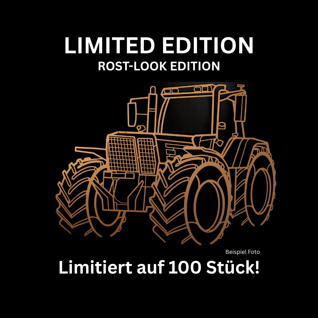 Sonderanfertigung - Dein Trecker als Silhouette