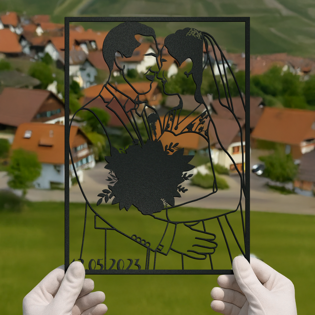 Sonderanfertigung - Portrait aus Metall