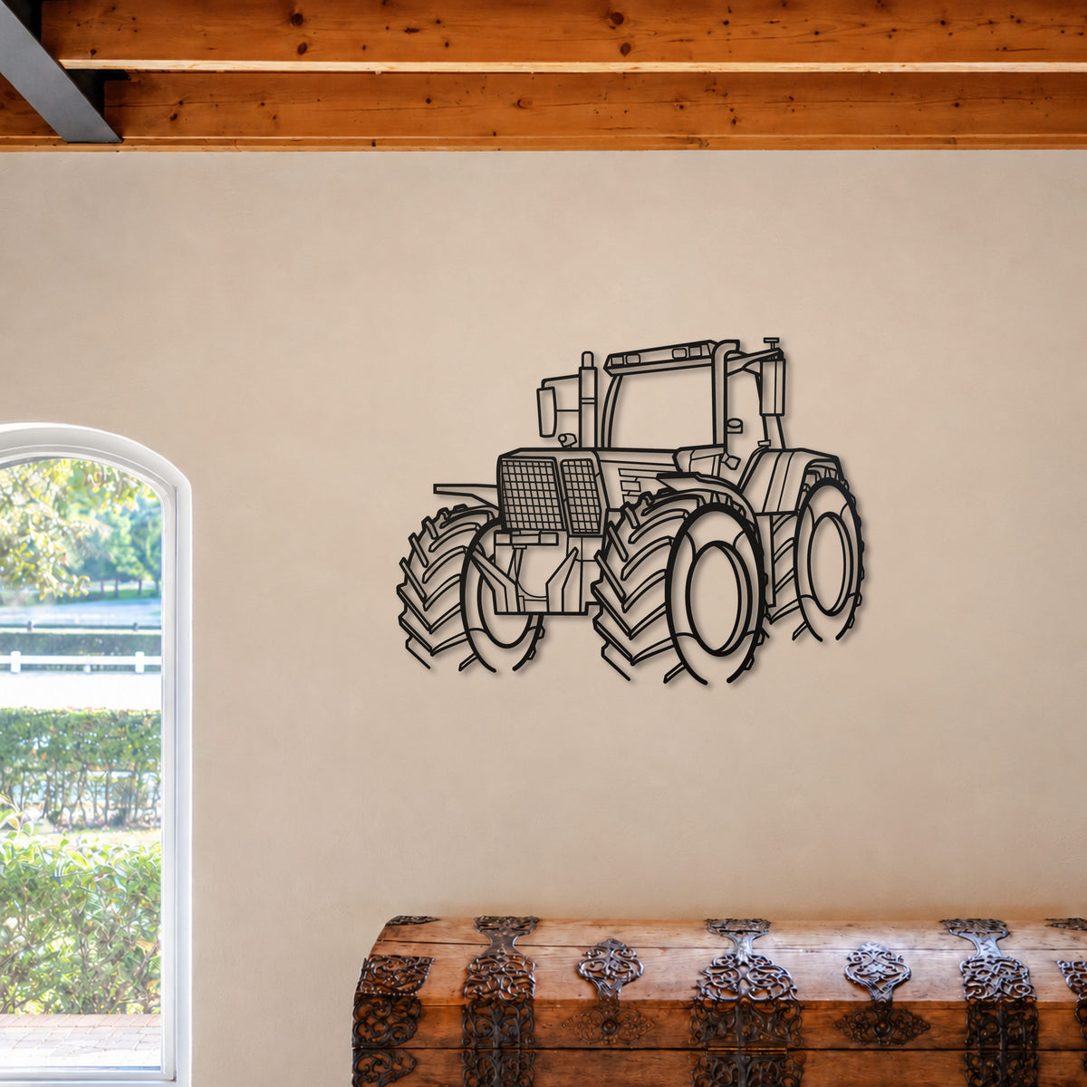 Favorit 926 Vario Metallsilhouette - Wandbild Front Angle
