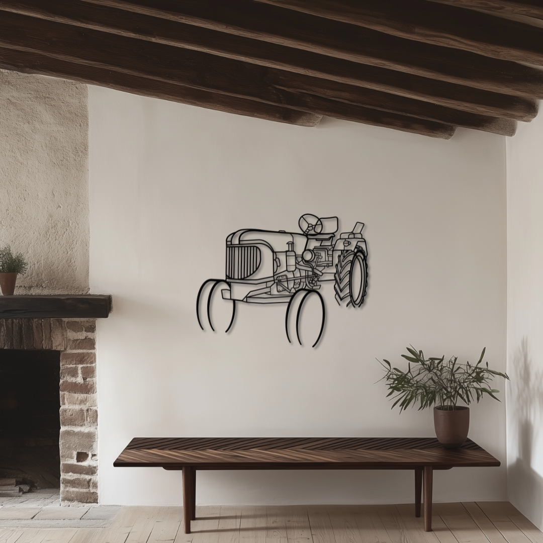 Güldner ABN Metallsilhouette - Wandbild Front Angle