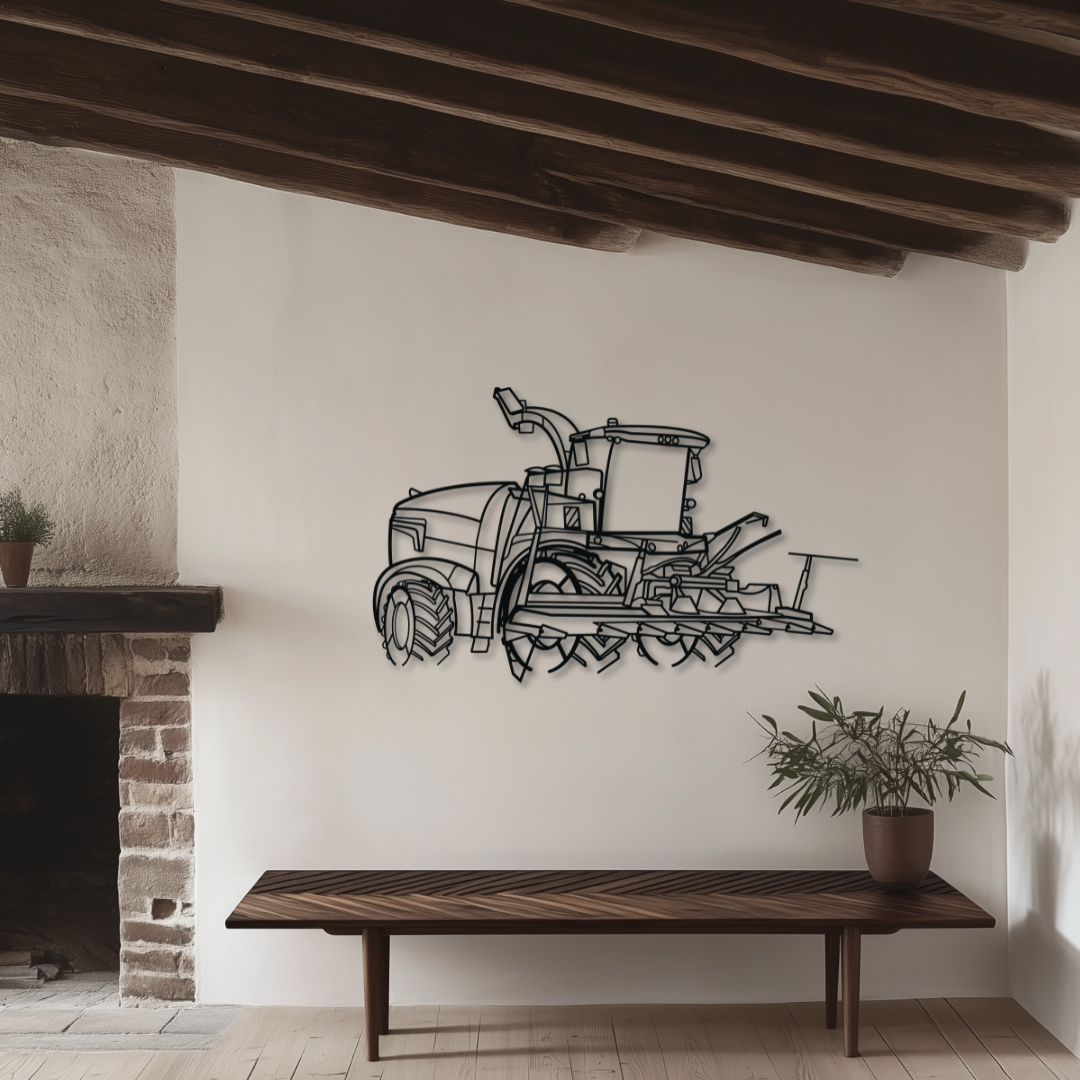 Big X 1180 Metallsilhouette - Wandbild Front Angle