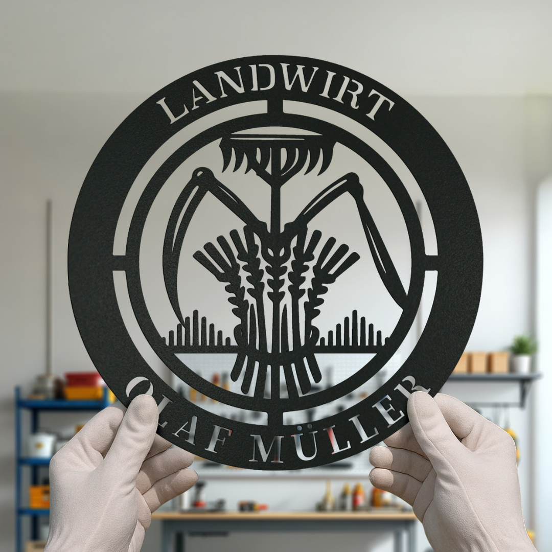 Zunftschild Landwirt - Metall & Personalisierbar