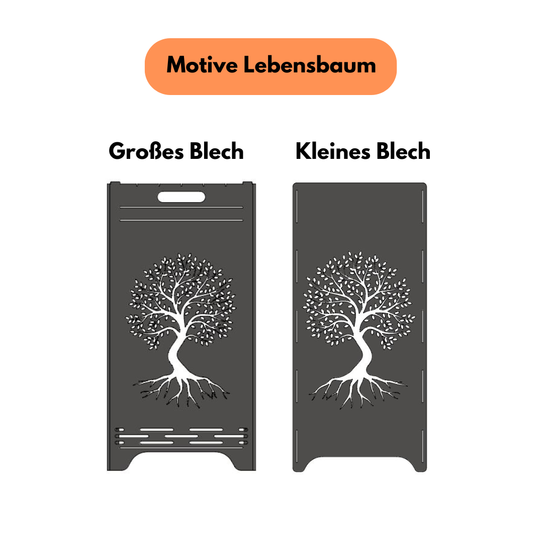 Feuertonne ,,Lebensbaum'' 78cm