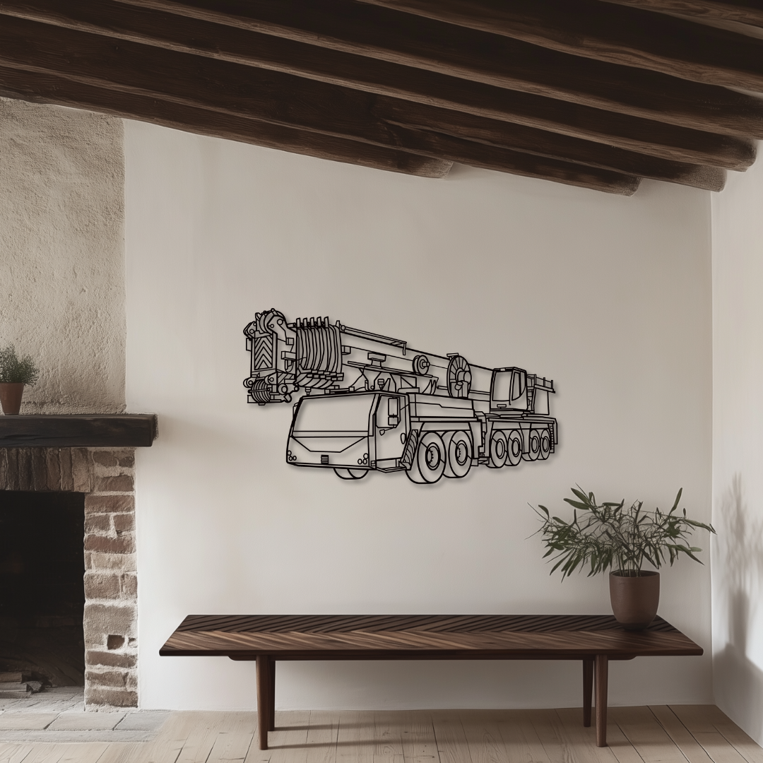 Lieb LTM 1300-6.2 Metallsilhouette - Wandbild Front Angle
