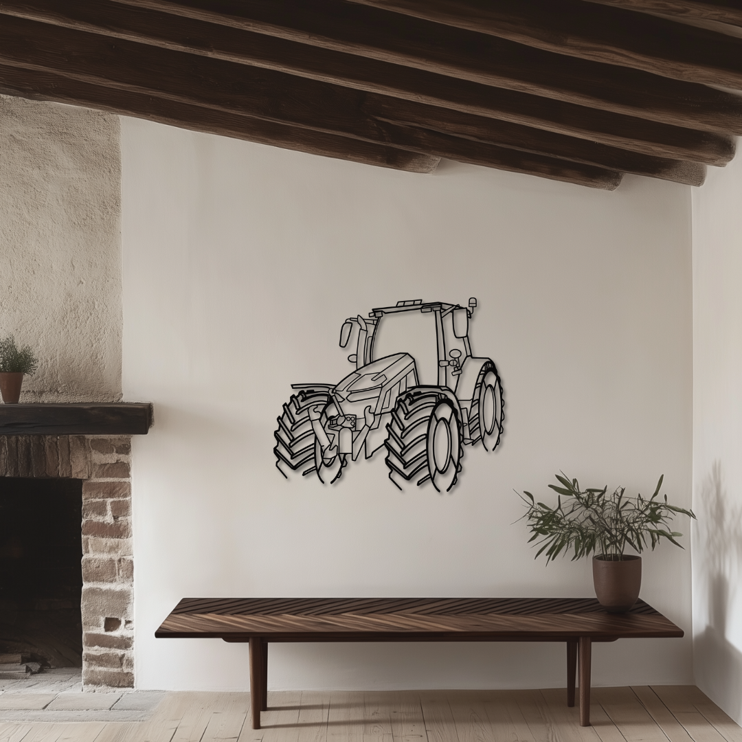 Massy Ferg 5.S 145 Metallsilhouette - Wandbild Front Angle