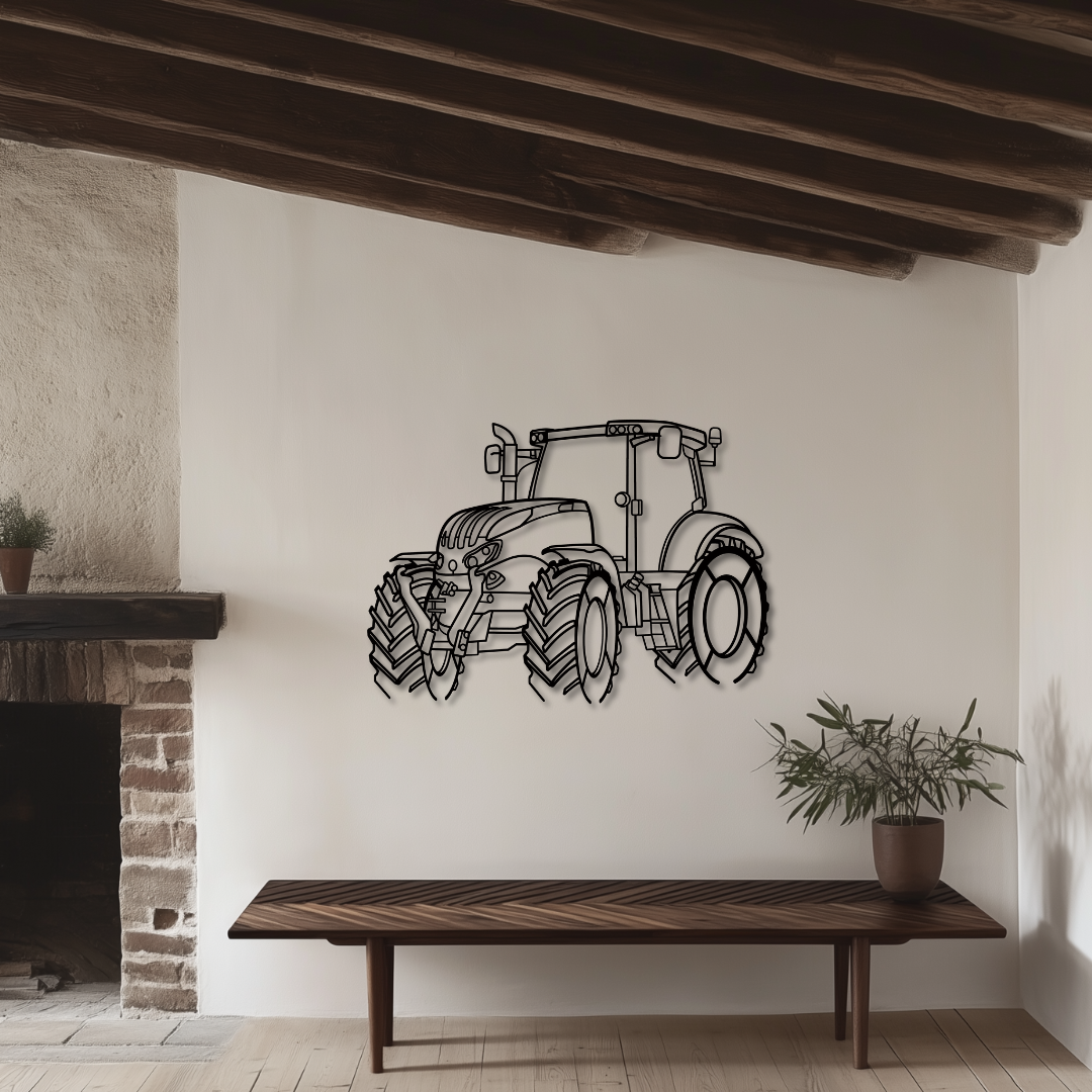 Stey 4145 Profi CVT Metallsilhouette - Wandbild Front Angle