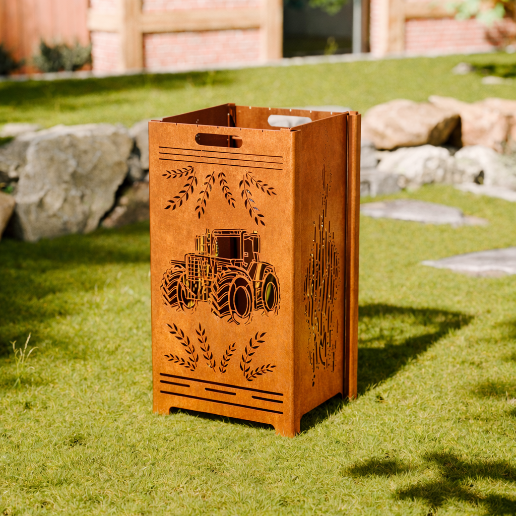 Sonderanfertigung - Deine Feuertonne mit Wunschmotiv 78cm