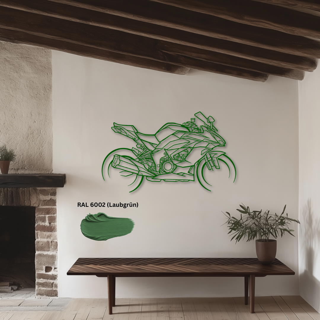 Sonderanfertigung - Dein Motorrad als Silhouette