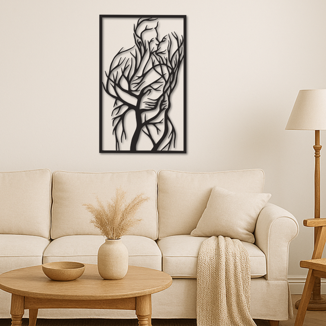 Tree Lovers - Metallwandbild / Wanddeko